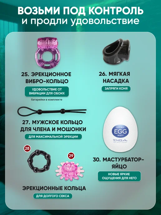 SexyGram Набор 37 секс игрушек для взрослых 18+, вариант, фото 6