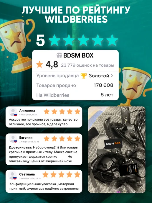 SexyGram Набор 37 секс игрушек для взрослых 18+, вариант, фото 8