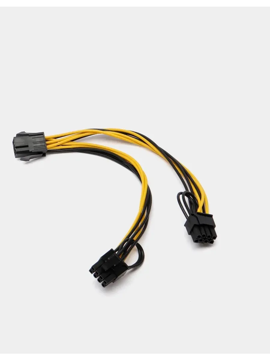 Переходник питания для видеокарт 6 PIN на 2 x 8 PIN