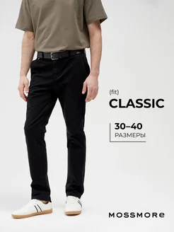 Брюки прямые повседневные CLASSIC FIT MOSSMORE 335976057 купить за 3 346 ₽ в интернет‑магазине Wildberries