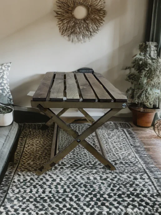 IKEA столик складной для сада и дачи, коричневый, фото 2