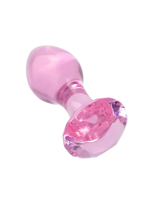 Sexus Glass Анальная втулка, стекло, 12,5 см, розовый, фото 2
