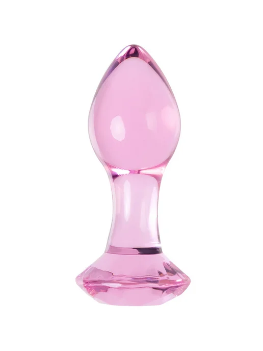 Sexus Glass Анальная втулка, стекло, 12,5 см, розовый, фото 4