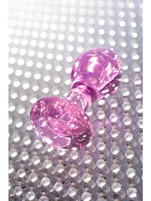 Sexus Glass Анальная втулка, стекло, 12,5 см, розовый, фото 9