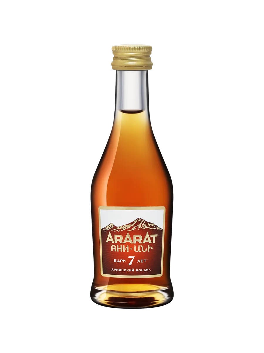 Коньяк АРАРАТ Ани 7 лет 0,05 л. Армения