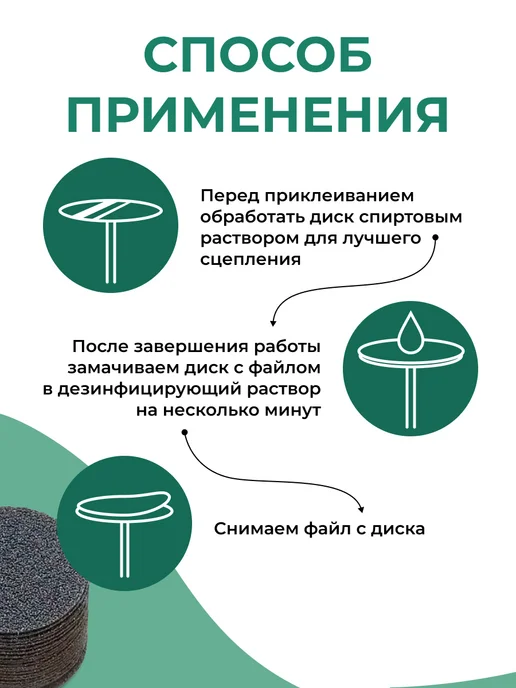MustMaster Сменные файлы на диск для педикюра S, вариант, фото 3