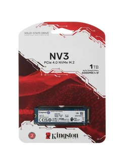 Внутренний SSD накопитель 1 TB NV3 PCle 4.0 NVMe M2 Kingston. 336238248 купить за 5 002 ₽ в интернет‑магазине Wildberries
