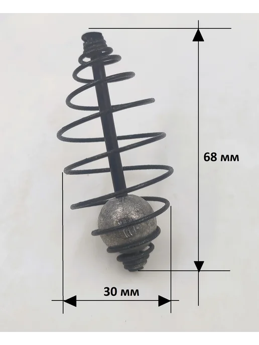 Электроника Кормушка для фидерной ловли с грузом 15g (10 шт.), 15 г, 10 шт, фото 2