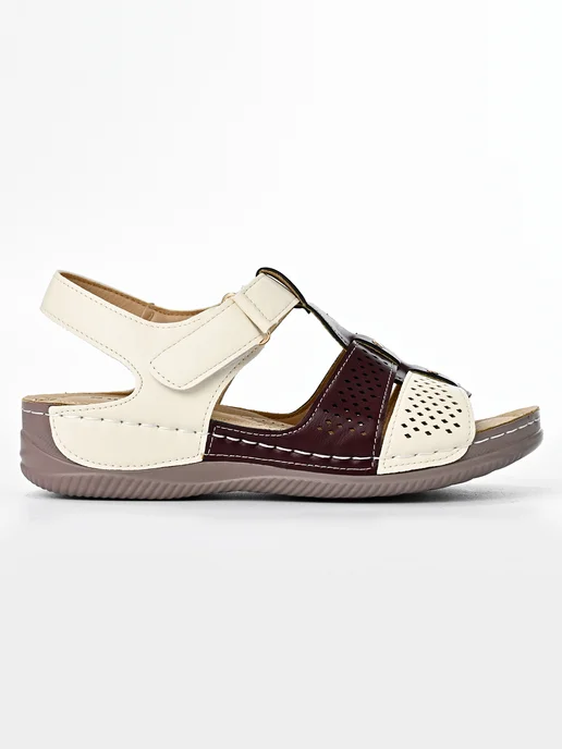 Joconda shoes Босоножки на лето с ремешком, красный, фото 2