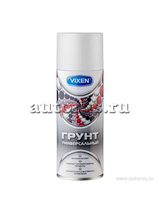 VIXEN Грунт универсальный алкидный, белый, аэрозоль 520 мл, 520 мл