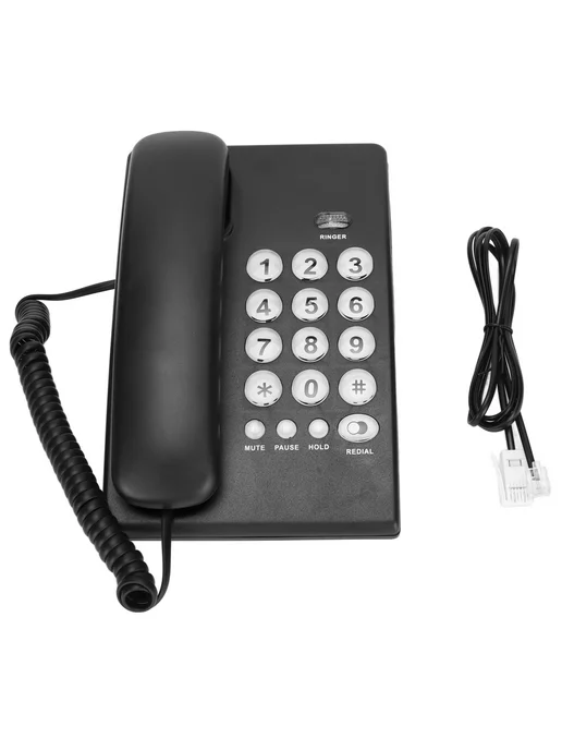 Настольный телефон Phone, черный, фото 2