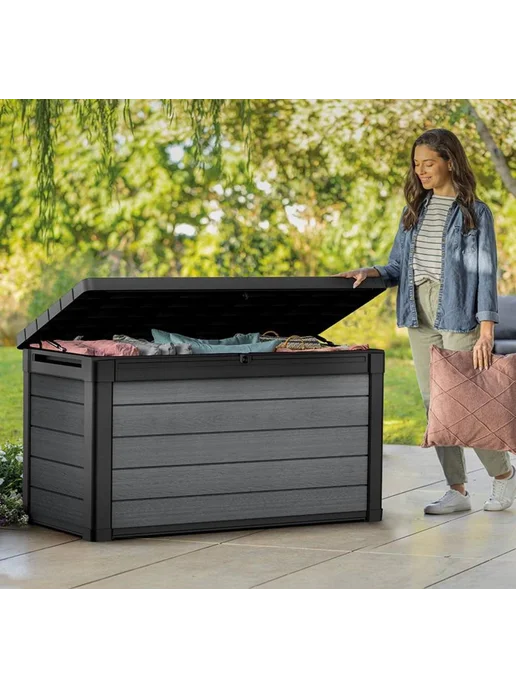 Keter Сундук садовый Cortina box 380л, 380 л, фото 5