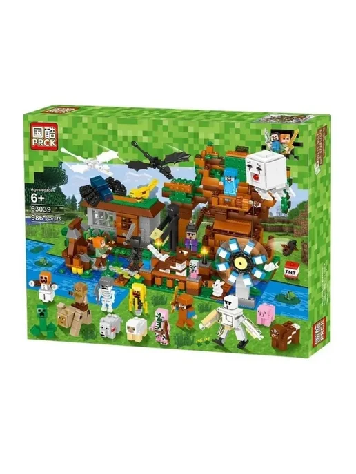 LEGO Конструктор майнкрафт все персонажи Mincraft подарок 986д, вариант, фото 2