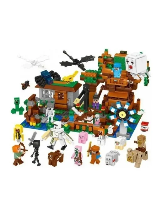 LEGO Конструктор майнкрафт все персонажи Mincraft подарок 986д, вариант, фото 4
