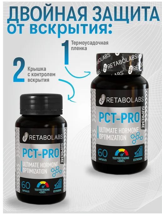 RETABOLABS Готовый пкт-комплекс Pct-Pro Supreme, вариант, фото 4