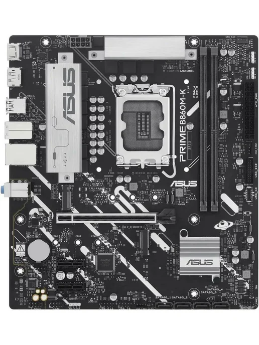 Asus Материнская плата PRIME B860M-K LGA1851 Intel B860 mATX RTL, вариант, фото 2
