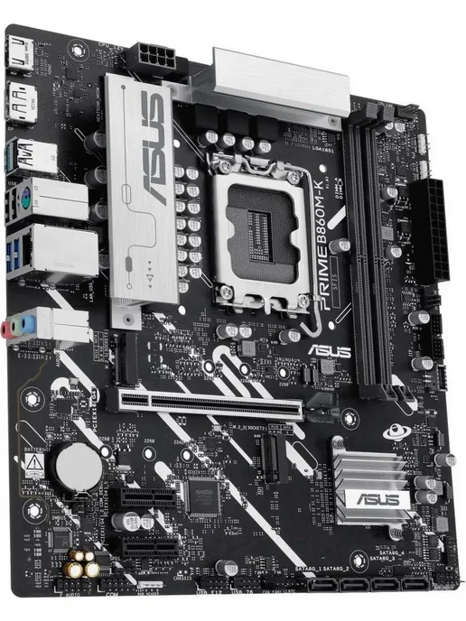 Asus Материнская плата PRIME B860M-K LGA1851 Intel B860 mATX RTL, вариант, фото 3
