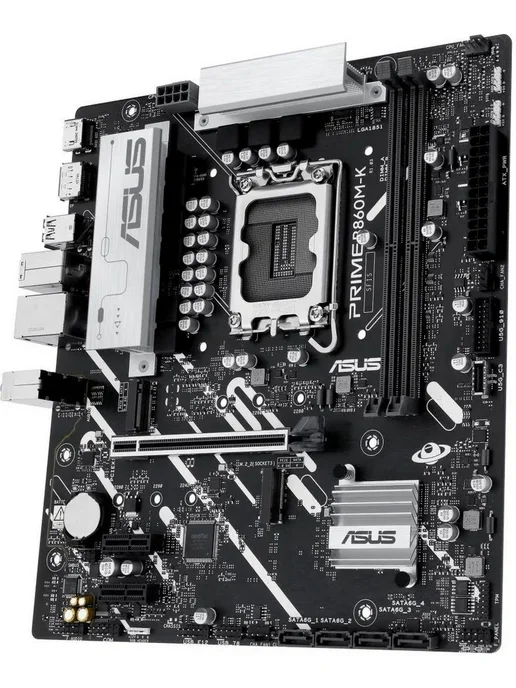 Asus Материнская плата PRIME B860M-K LGA1851 Intel B860 mATX RTL, вариант, фото 4