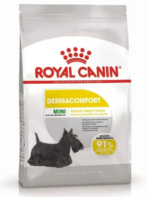 Сухой корм Royal canin Dermacomfort Раздраженной для собак, мелкие, 1 кг