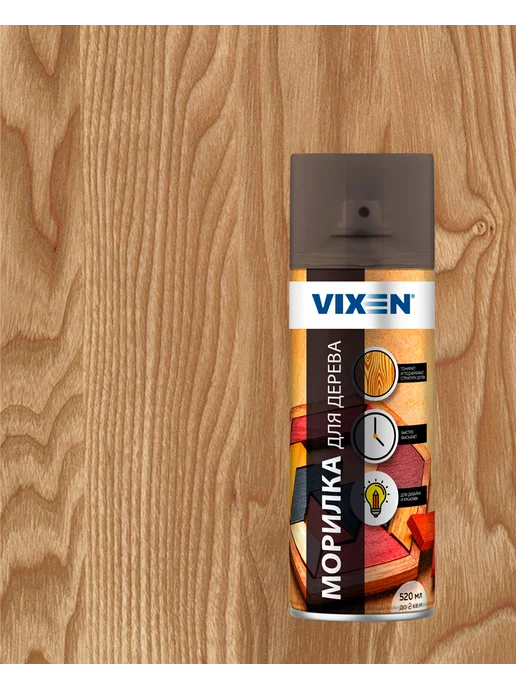 VIXEN Морилка для дерева, темный дуб, 520 мл, 520 мл