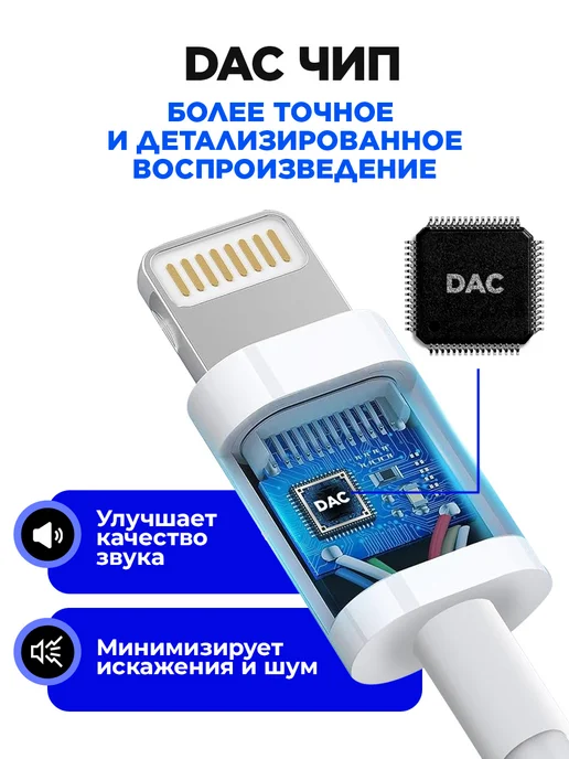 STIMAXON Наушники проводные для iPhone с микрофоном, белый, фото 8