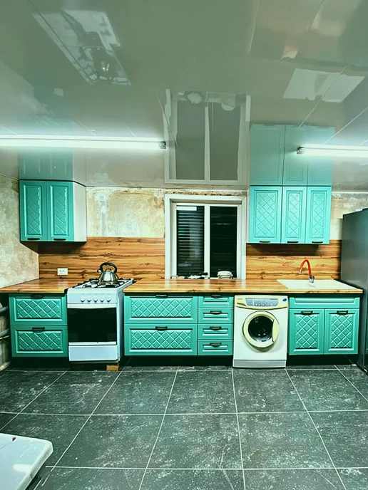 Шкаф кухонный навесной 30 см, цвет Мята В300, зеленый, фото 5