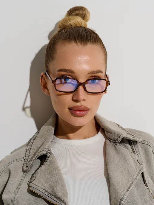 Re optics Очки имиджевые miu miu, коричневый, фото 2