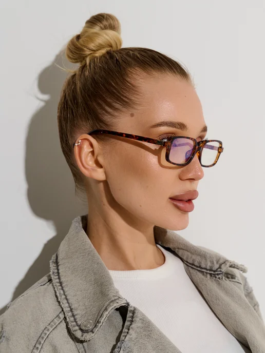 Re optics Очки имиджевые miu miu, коричневый, фото 7