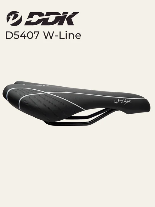 DDK Седло для велосипеда D5407 W-Line, черный, фото 4
