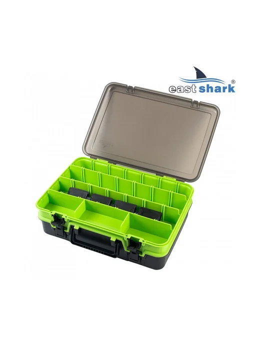 EASTSHARK Коробка для рыбалки ES ZP-0018 двойная, черный