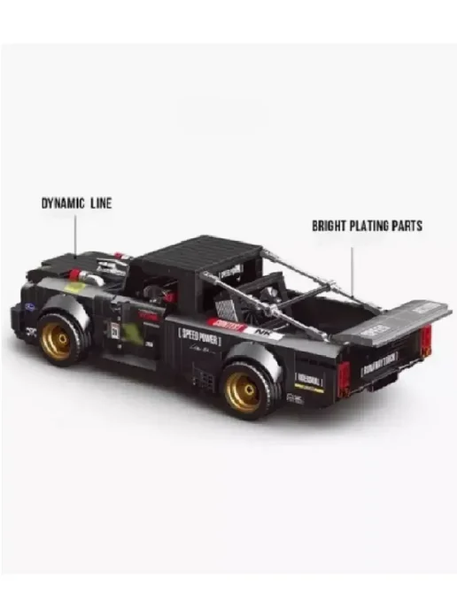 LEGO Конструктор Runaway Truck КС012, 906 дет, черный, фото 4