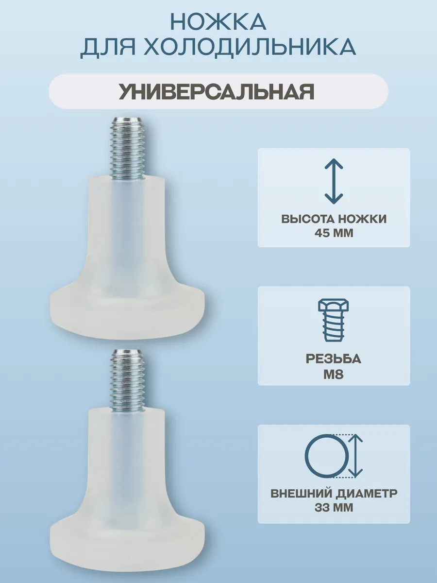 Ножки для холодильника М8