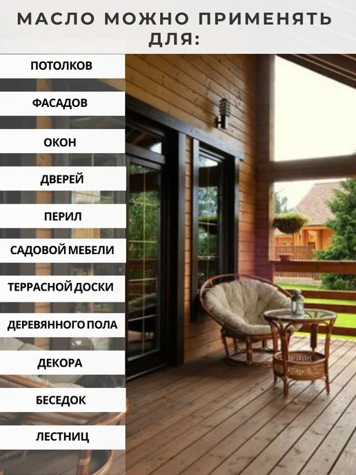 MAV Масло для дерева с воском VIOLA OIL венге 0,85л, 850 мл, фото 8