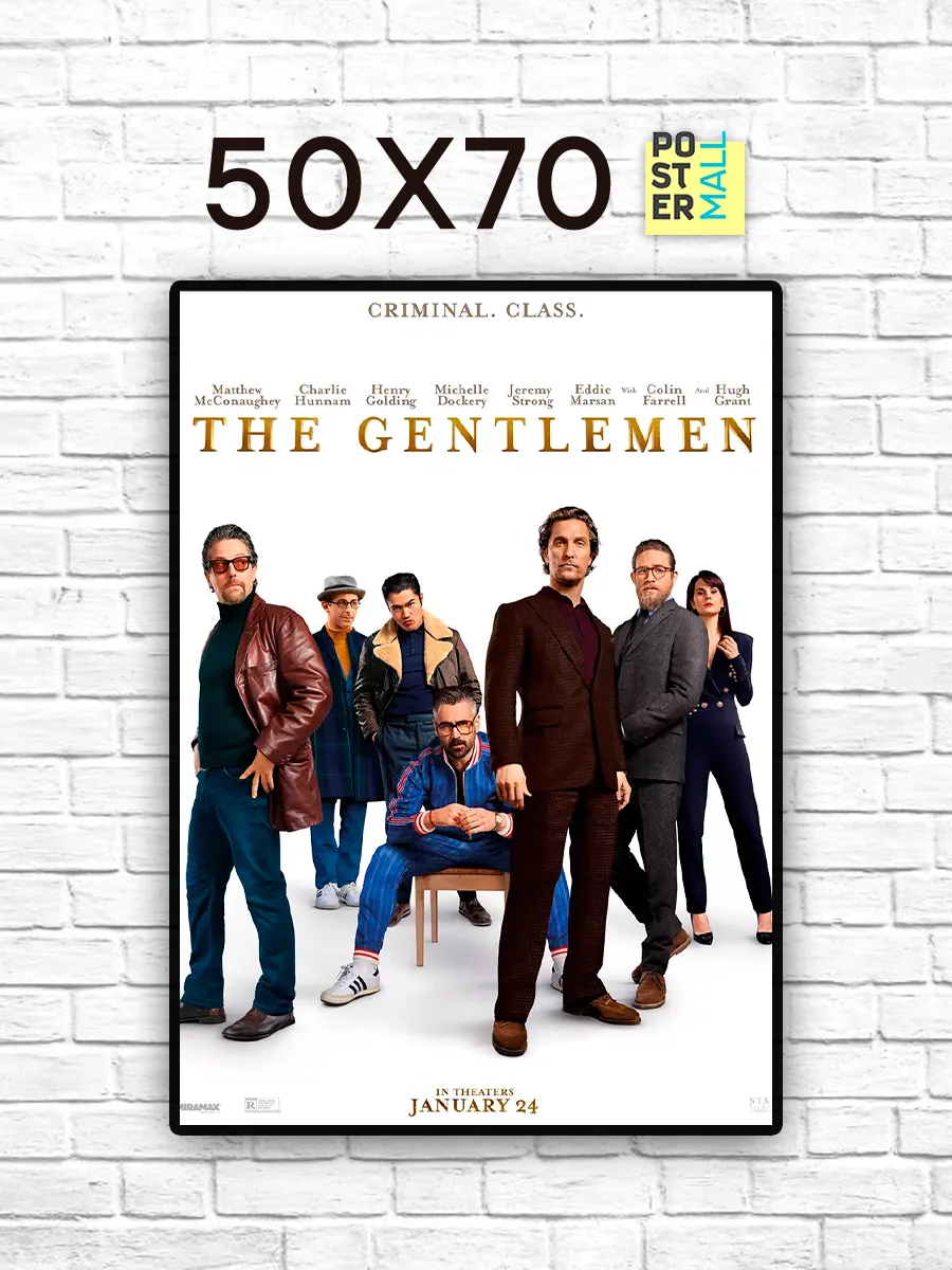 Постер на стену Кино Джентльмены (The Gentlemen) 50х70