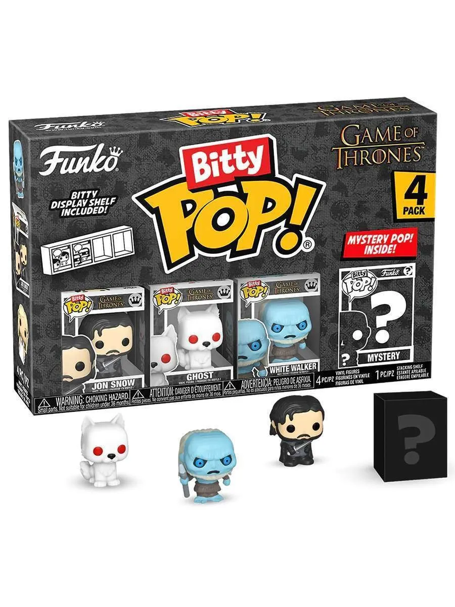 Фигурка Game of Thrones John Snow+Ghost+White Walker+? 4PK