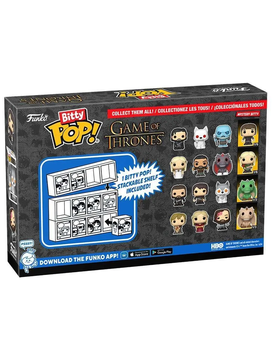 Фигурка Game of Thrones John Snow+Ghost+White Walker+? 4PK