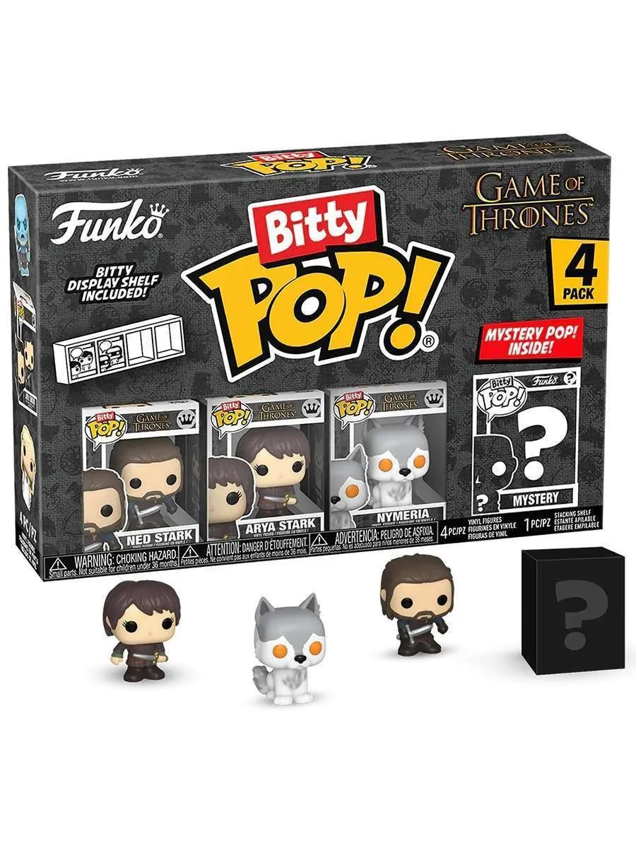 Фигурка Bitty Game of Thrones Ned Stark+Arya+Nymeria+? 4PK