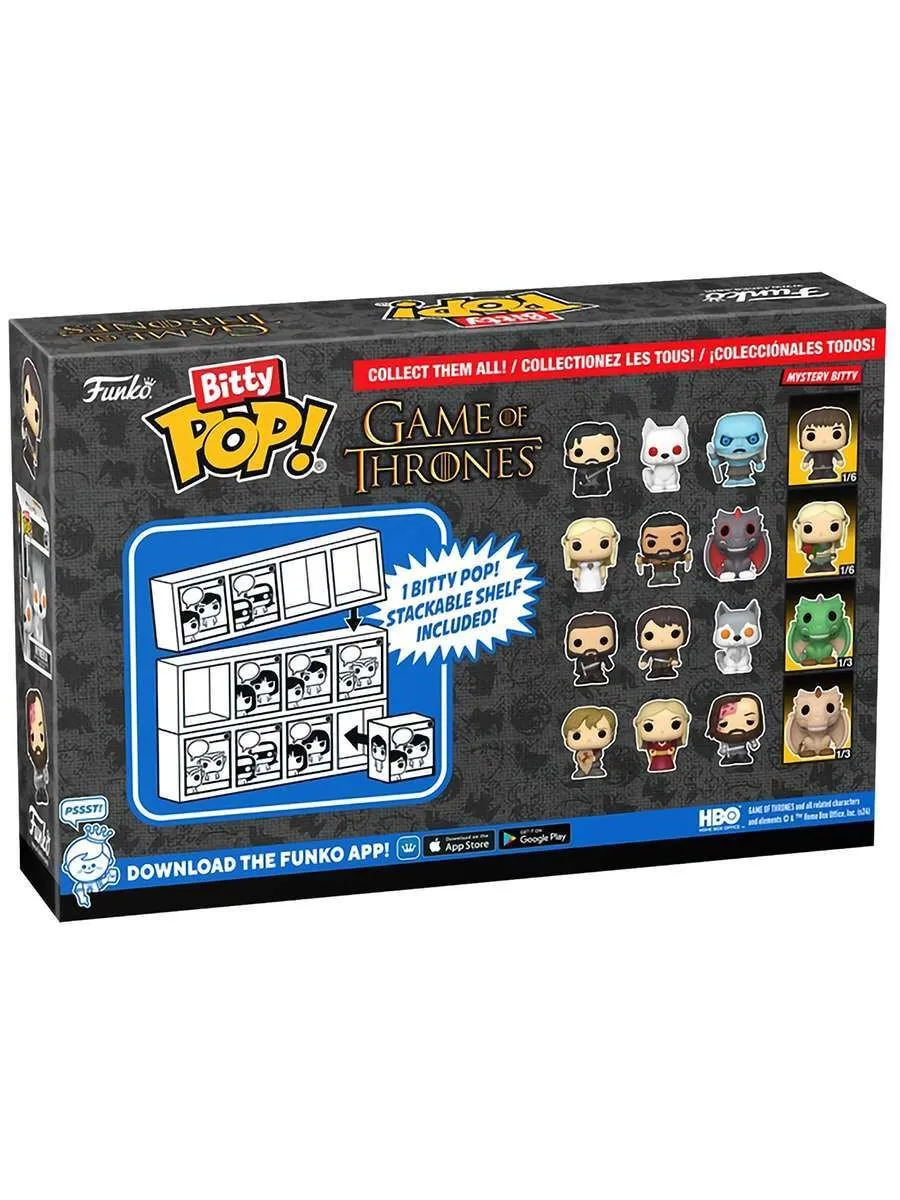 Фигурка Bitty Game of Thrones Ned Stark+Arya+Nymeria+? 4PK