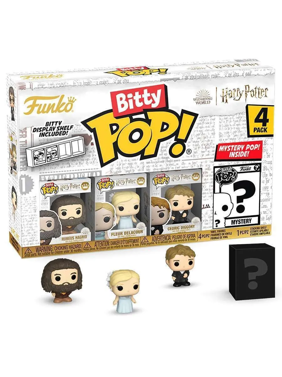 Фигурка Bitty POP Harry Potter GoF Hagrid+Fleur+Cedric+? 4PK