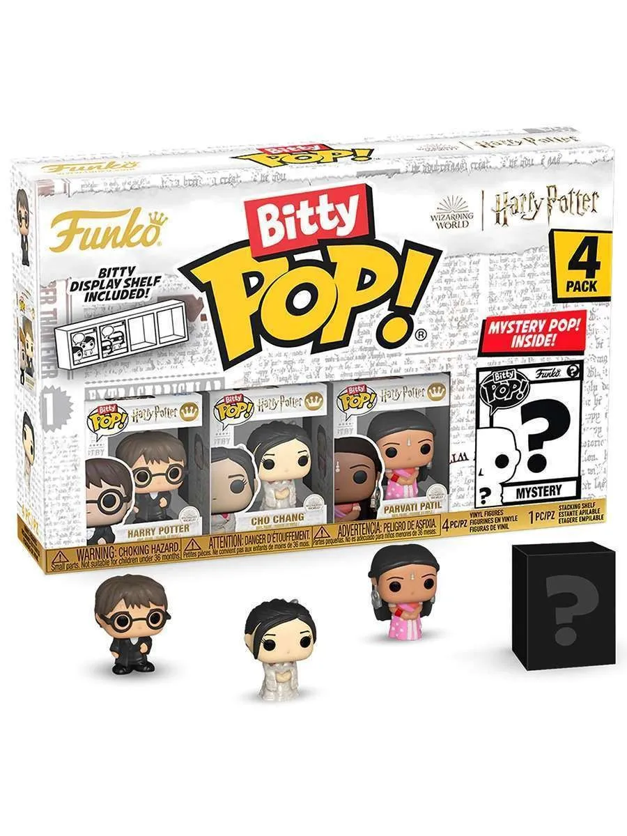 Фигурка Bitty POP! Harry Potter GoF Harry+Cho+Parvati+? 4PK