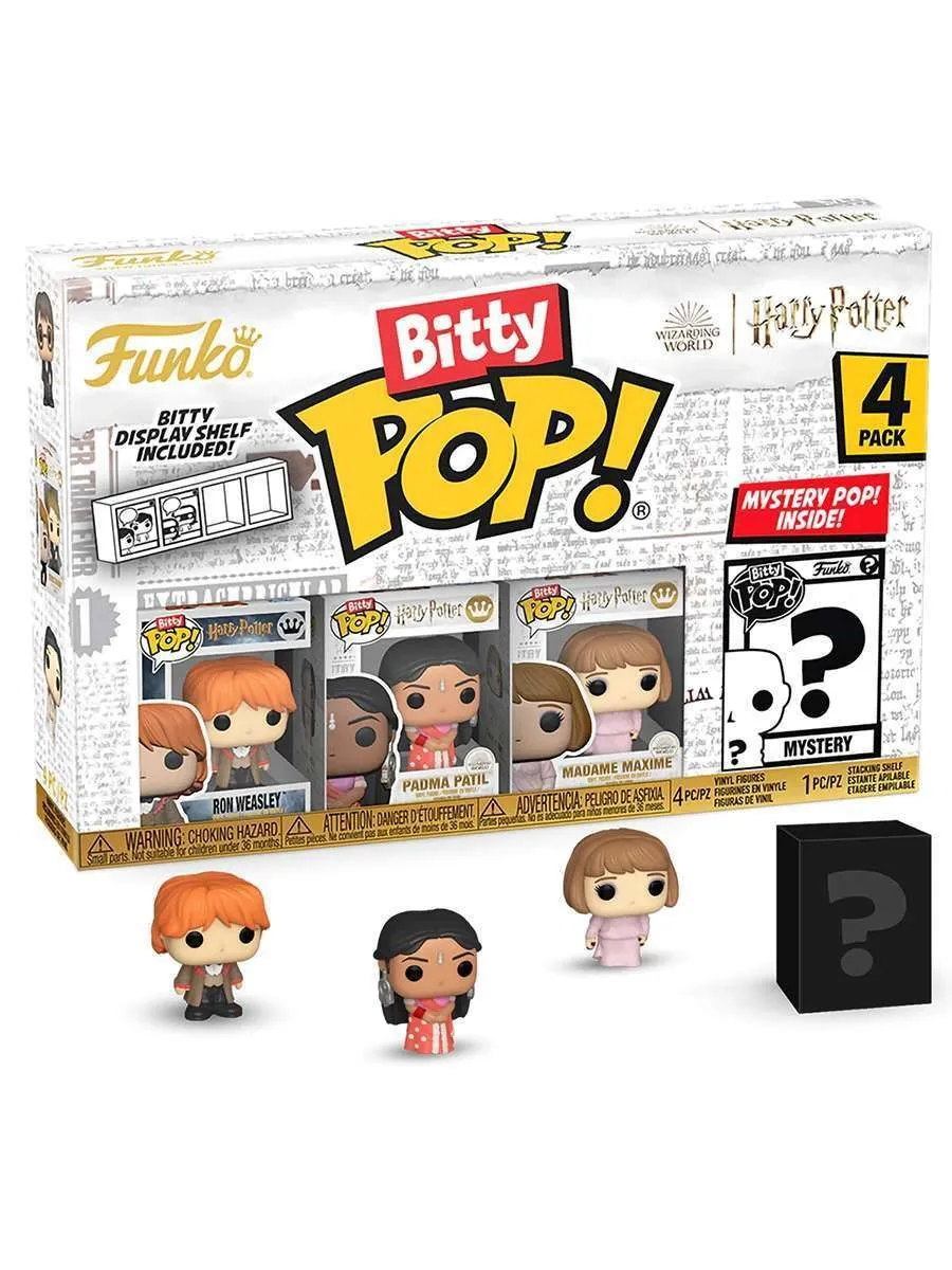 Фигурка Bitty POP Harry Potter Ron+Padma+Madame Maxime+? 4PK