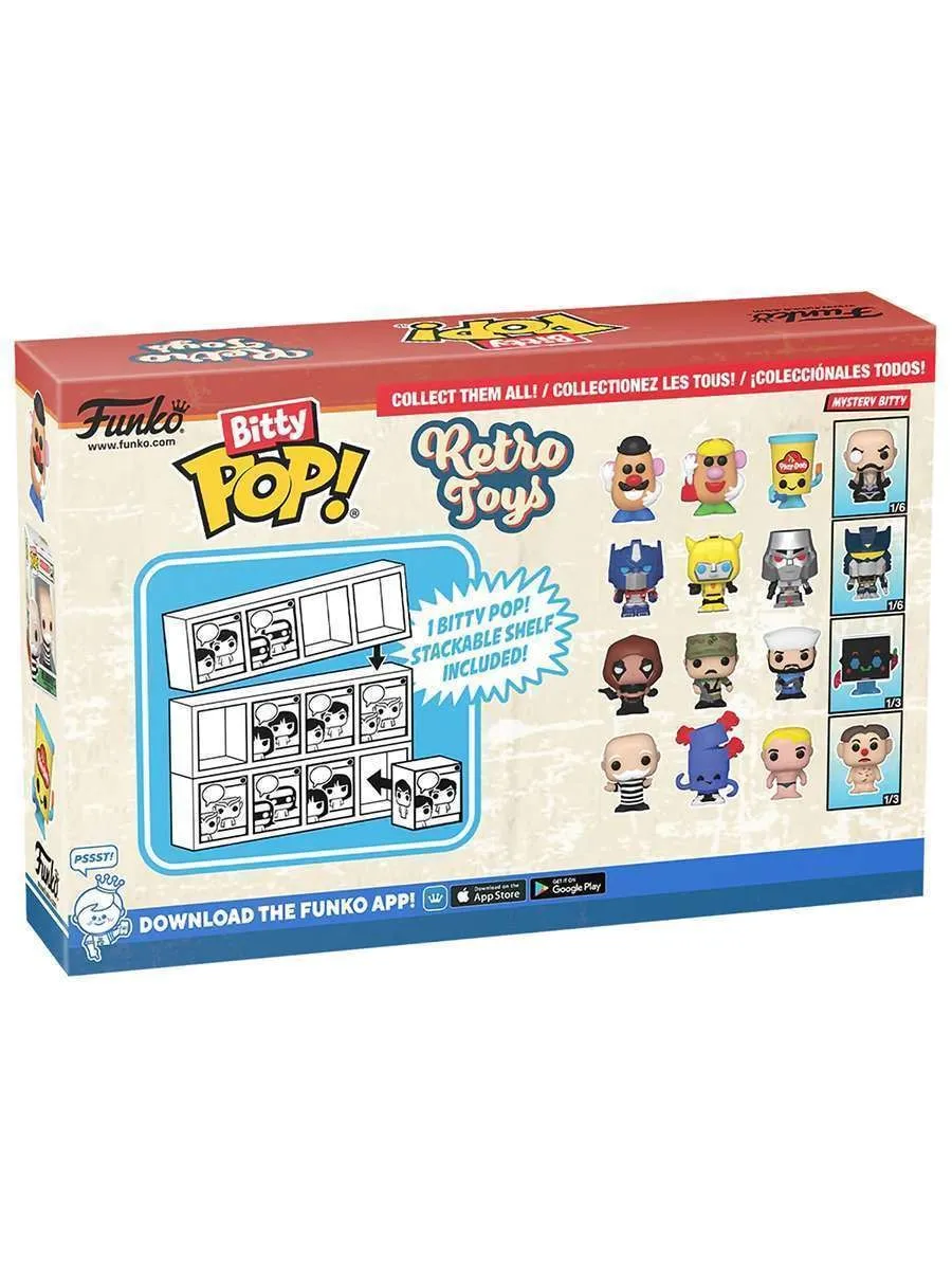Фигурка Bitty POP! Optimus Prime+Bumblebee+Megatron+? 4PK