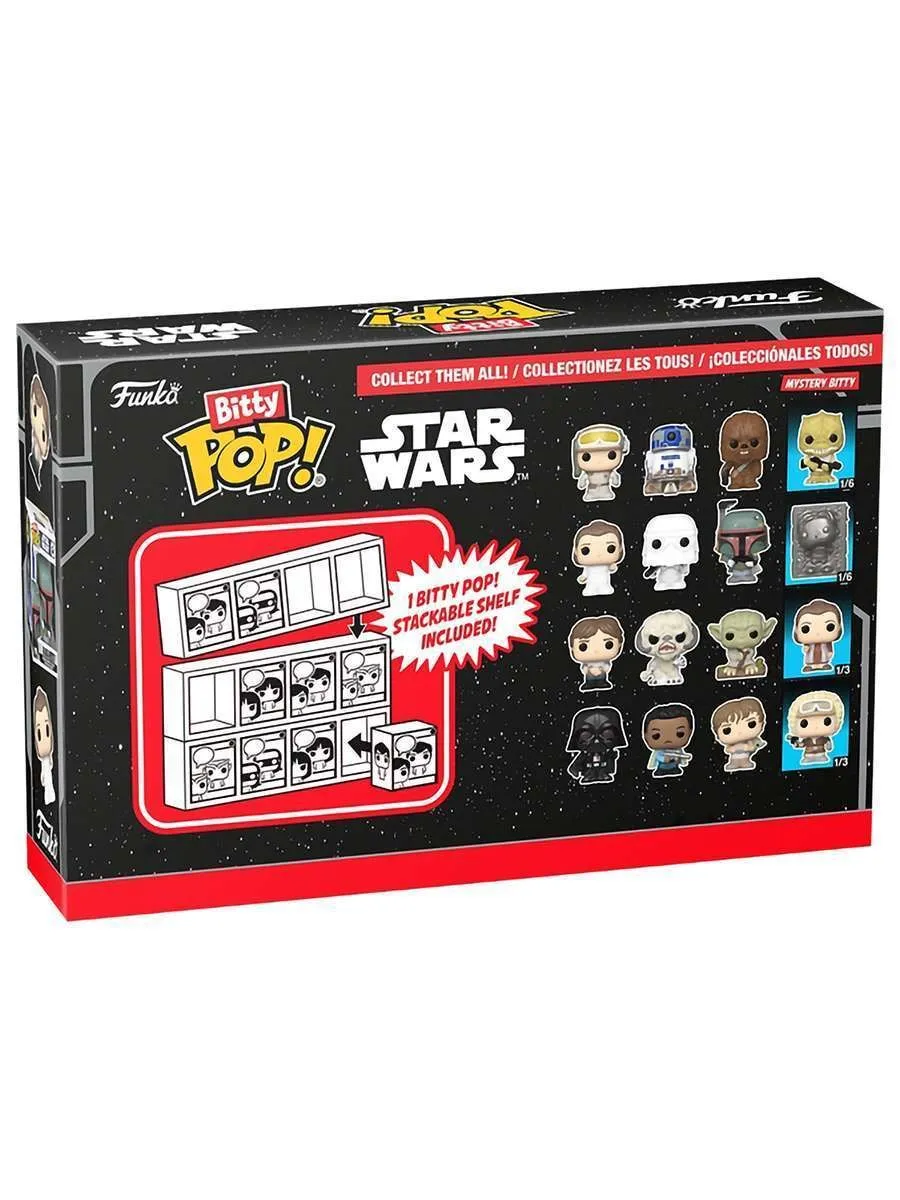 Фигурка Bitty POP! Star Wars Darth Vader+Lando +Luke+? 4PK