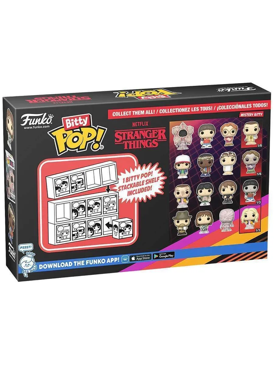 Фигурка Bitty POP Stranger Things Demogorgon+Will+Barb+? 4PK