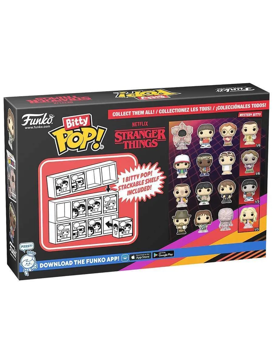 Фигурка Bitty POP! Stranger Things Dustin+Lucas+Eleven+? 4PK