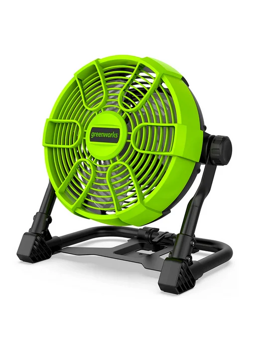 Greenworks Вентилятор гибридный 24V 220V, без АКБ и ЗУ, зеленый, фото 2