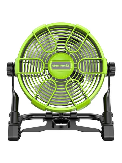 Greenworks Вентилятор гибридный 24V 220V, без АКБ и ЗУ, зеленый, фото 3