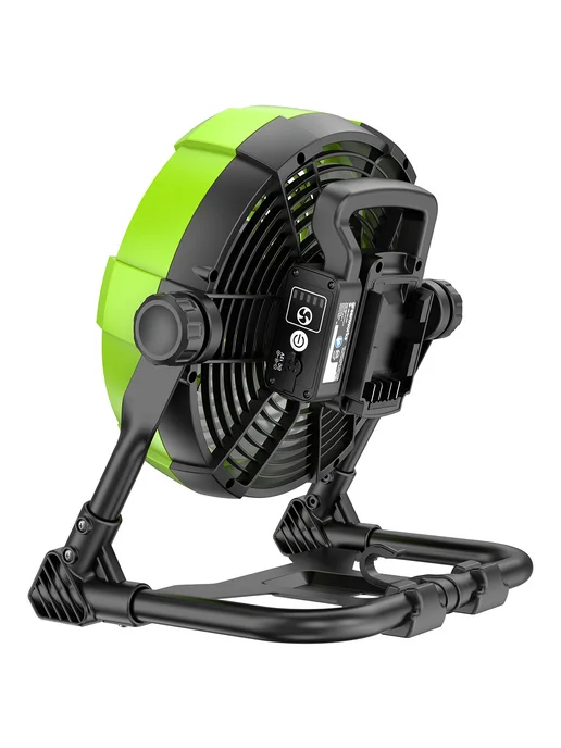 Greenworks Вентилятор гибридный 24V 220V, без АКБ и ЗУ, зеленый, фото 6