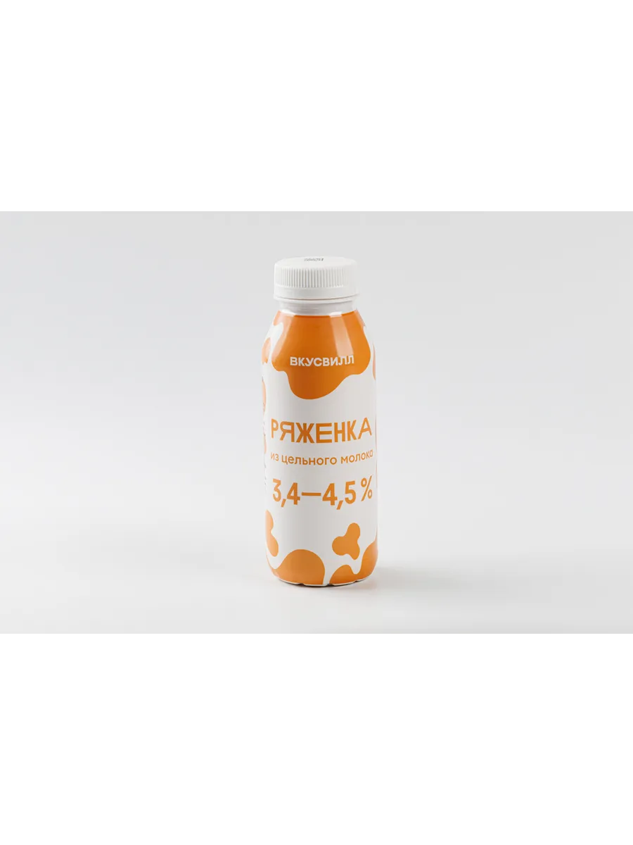 Ряженка из цельного молока 3,4 - 4,5%