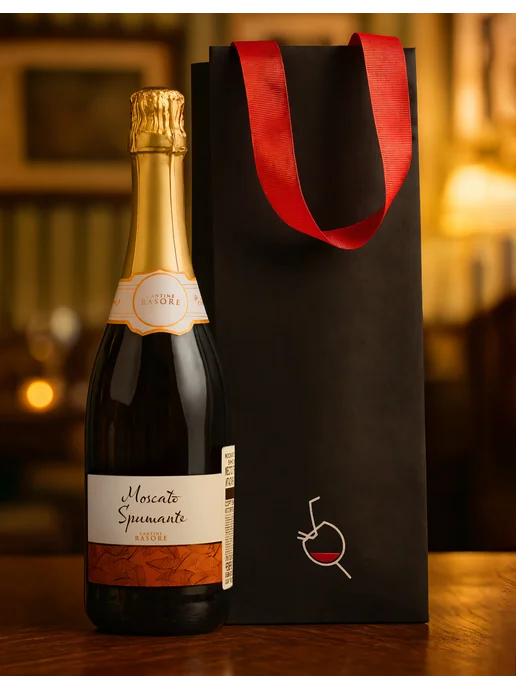 Rasore Вино игристое белое сладкое Moscato Spumante, белый, фото 7